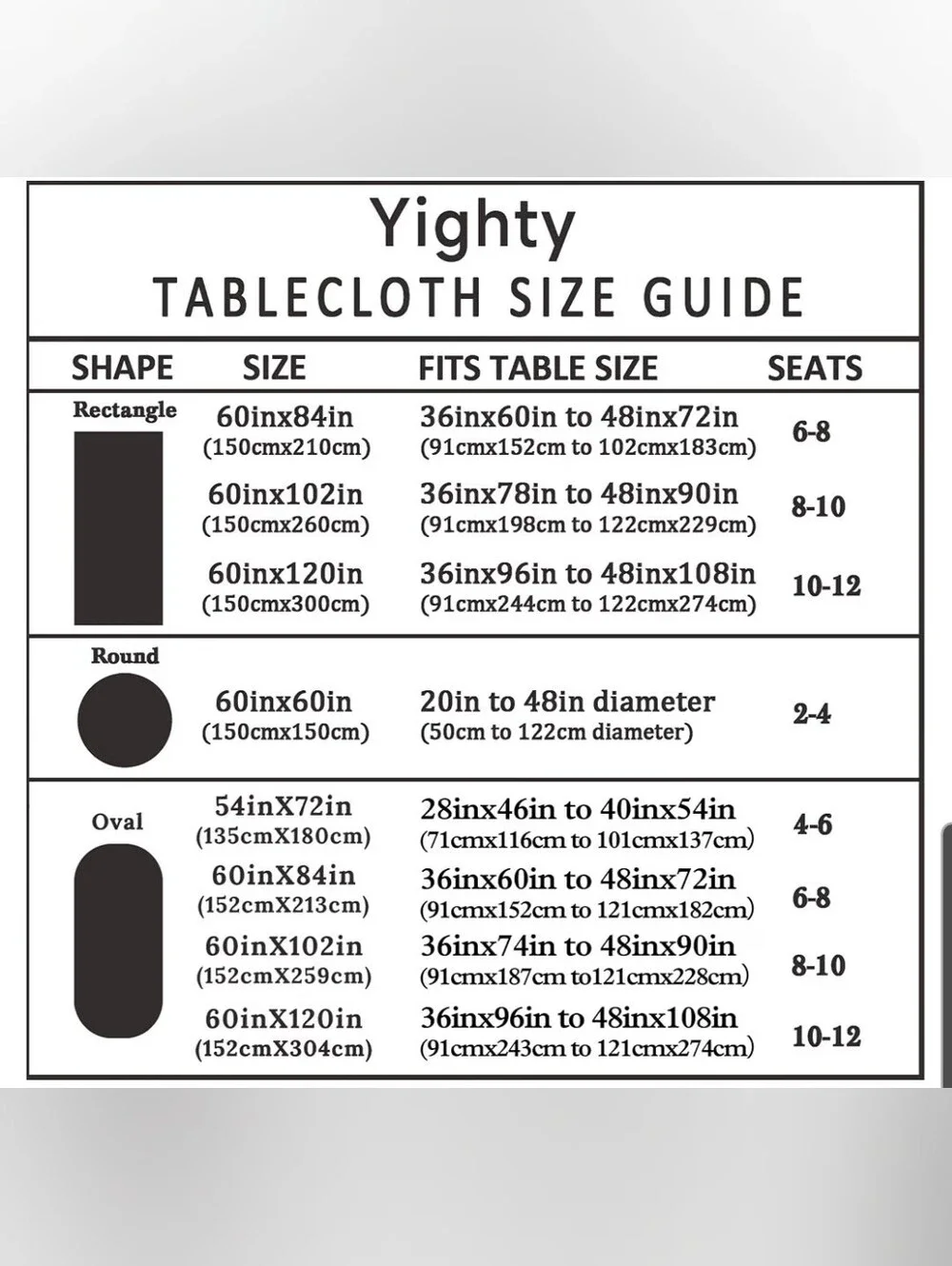 Botanical Sage Green Oval Waterproof Tablecloth Size 54x72